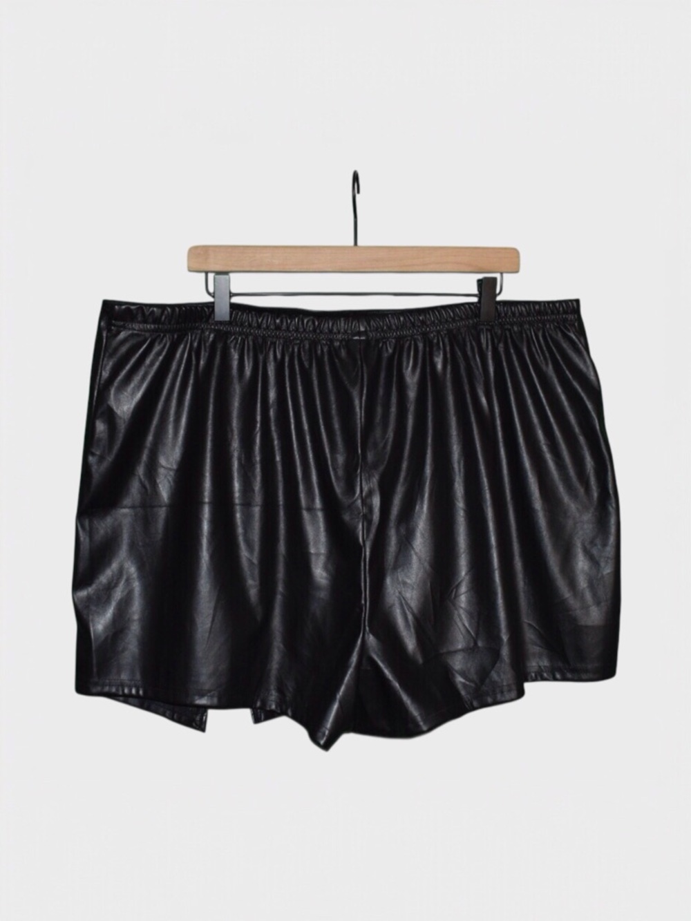 Shein Faux Leather‎ Mini Skort - Picture 2 of 3